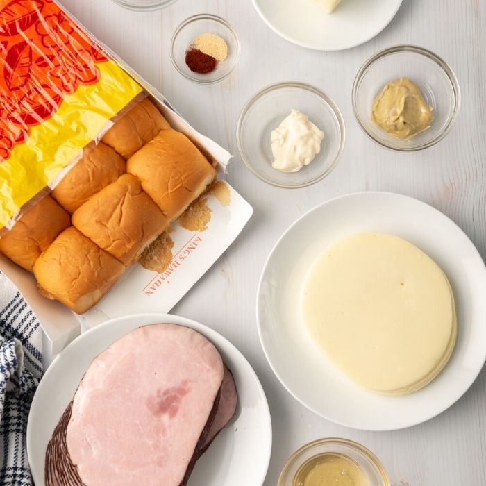 ingredients for sliders