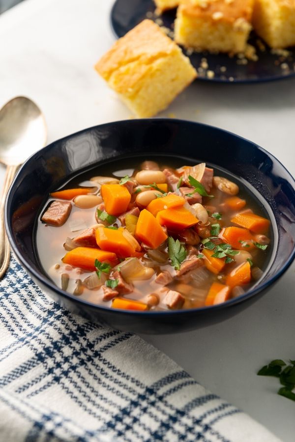 bowl of ham and bean soup recipe 