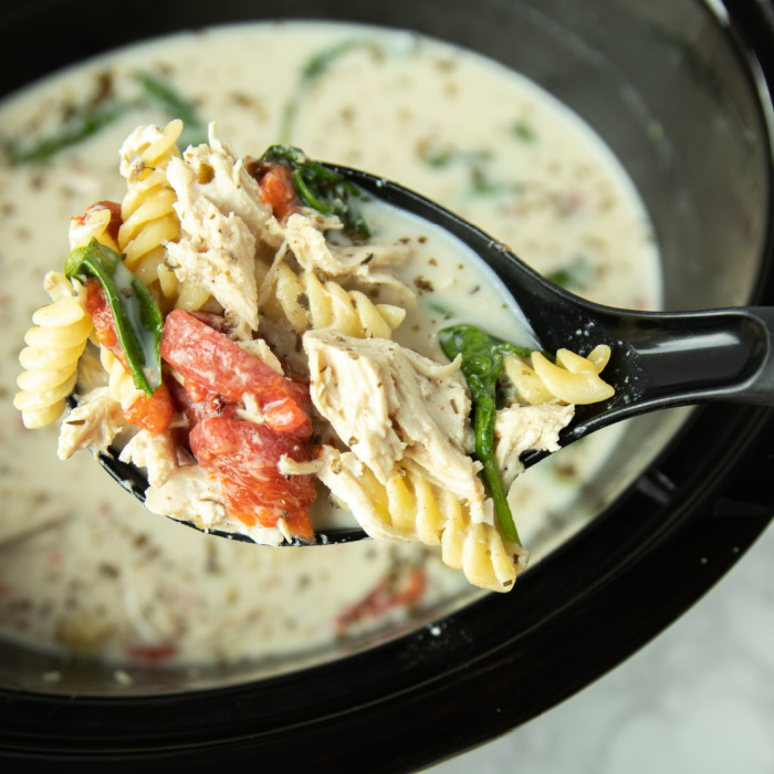 Slow Cooker Italian Soup in a Spoon