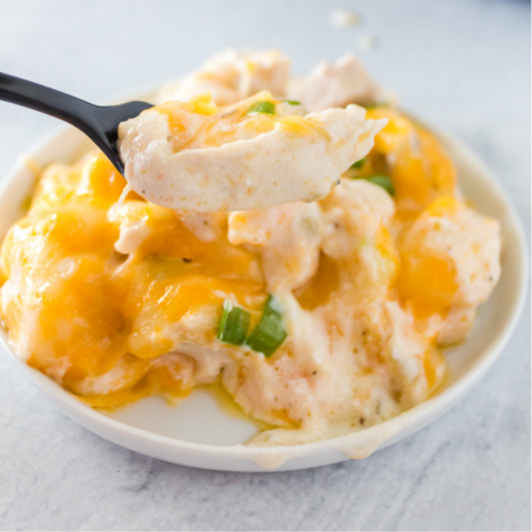 Sour Cream Chicken Enchilada Skillet