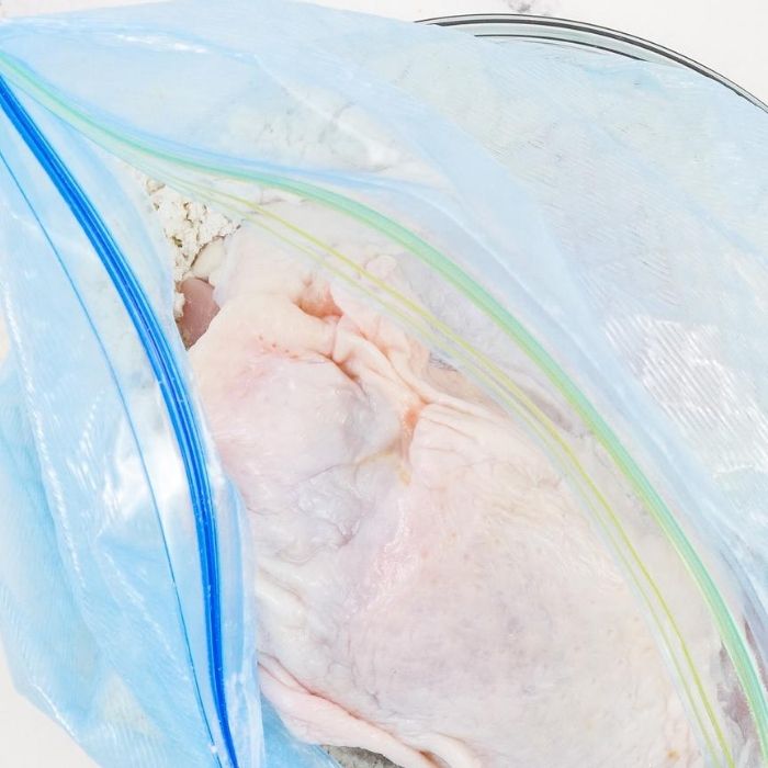 bone-in chicken in a bag  