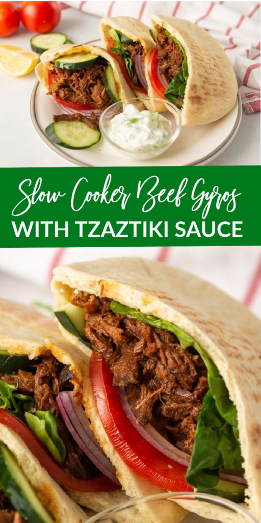 Slow Cooker Beef Gyros