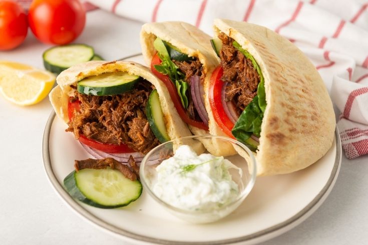 easy beef gyros