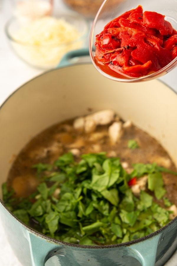 easy chicken pasta recipe in a pot