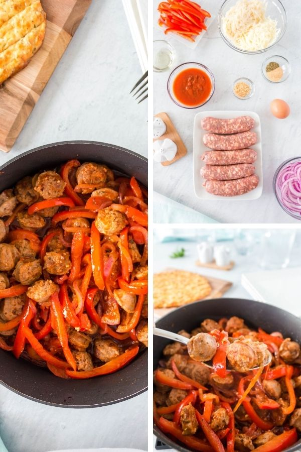 Italian sausage dinner images