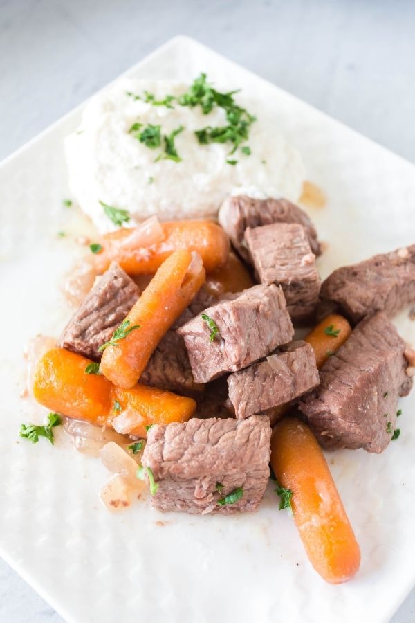 cauliflower mash pot roast
