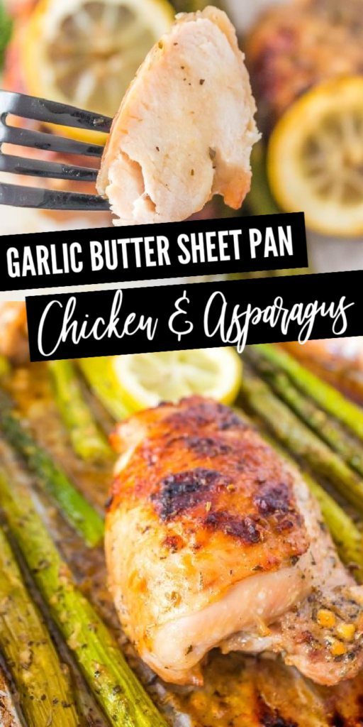 garlic butter sheet pan chicken