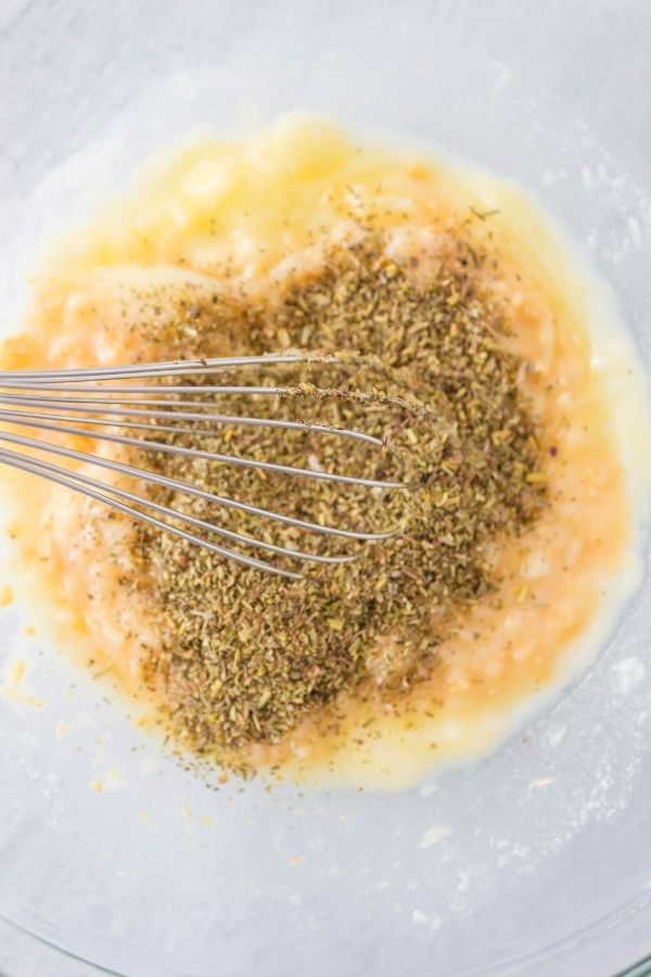 mixing up your garlic lemon sauce 