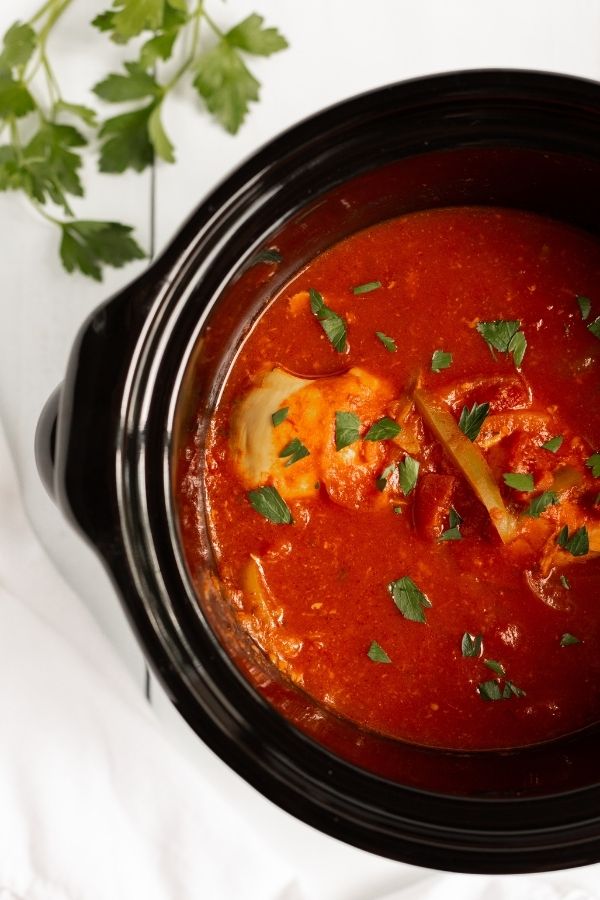 chicken cacciatore in slow cooker