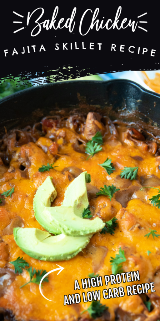 Baked chicken fajita skillet