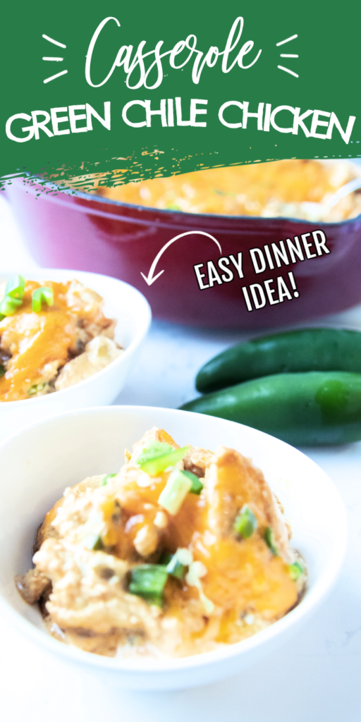 Green Chile Chicken pinterest image