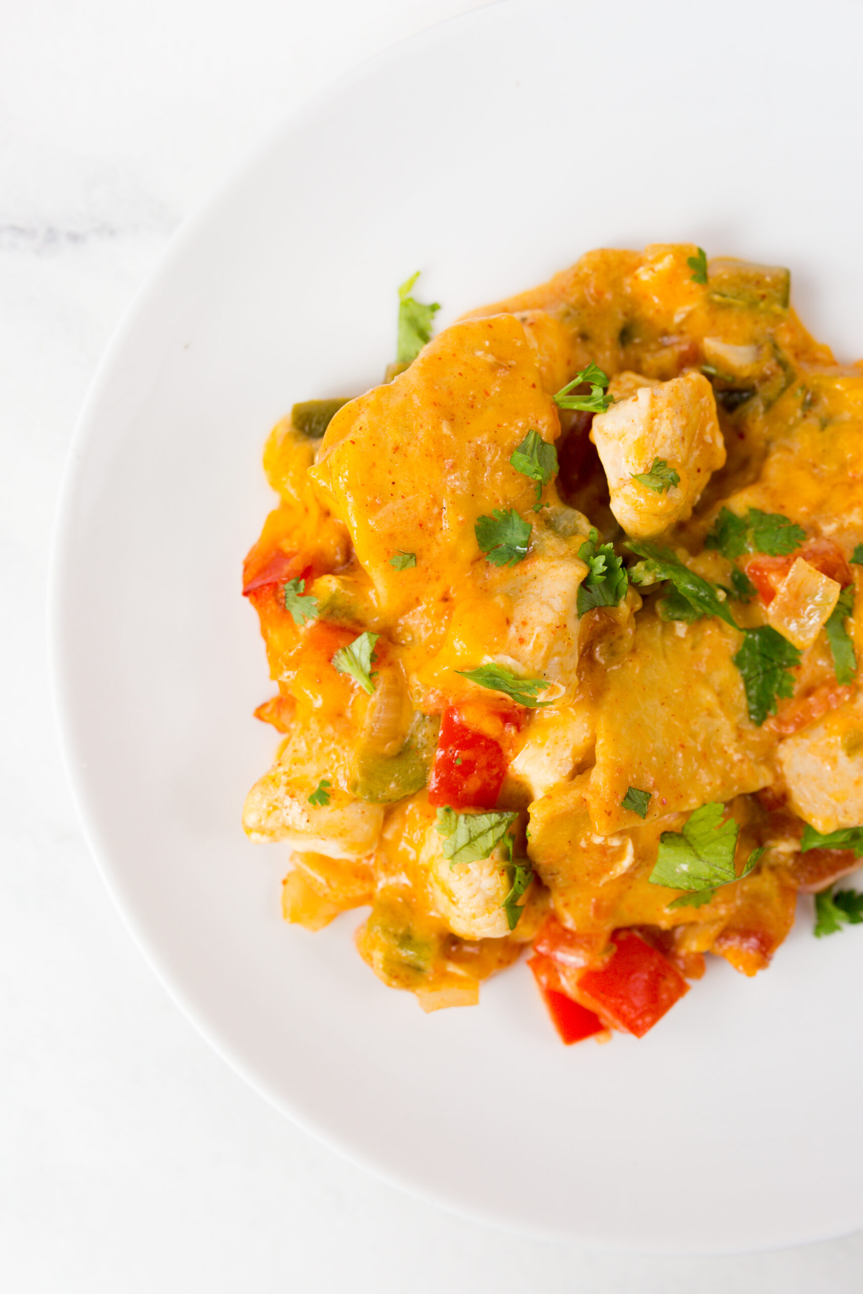 Mexican casserole in a bowl