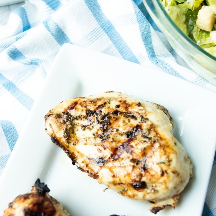 lemon chicken on platter 