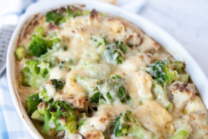 tortellini casserole on a table