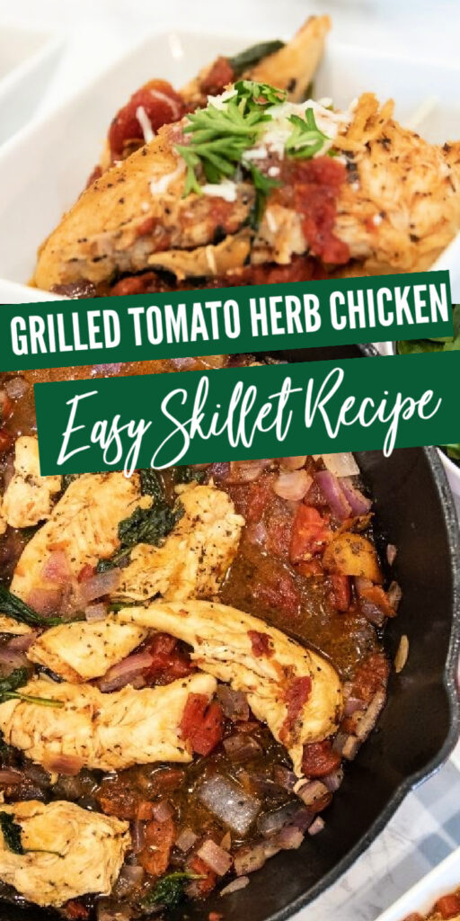 Grilled Tomato Herb Chicken