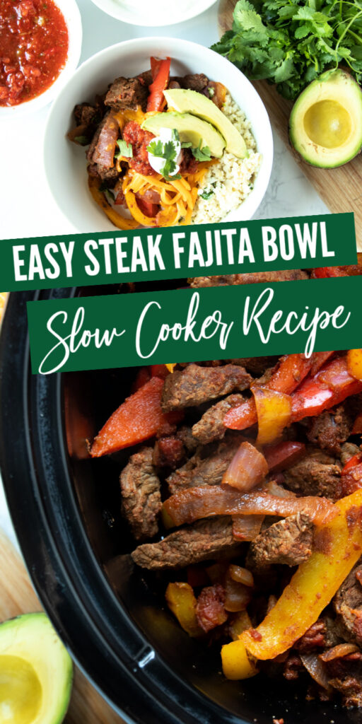 steak fajita bowl